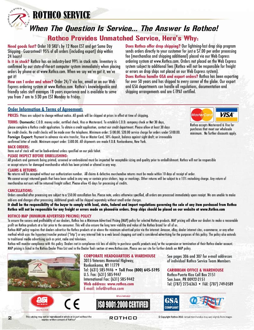 Rothco Catalog