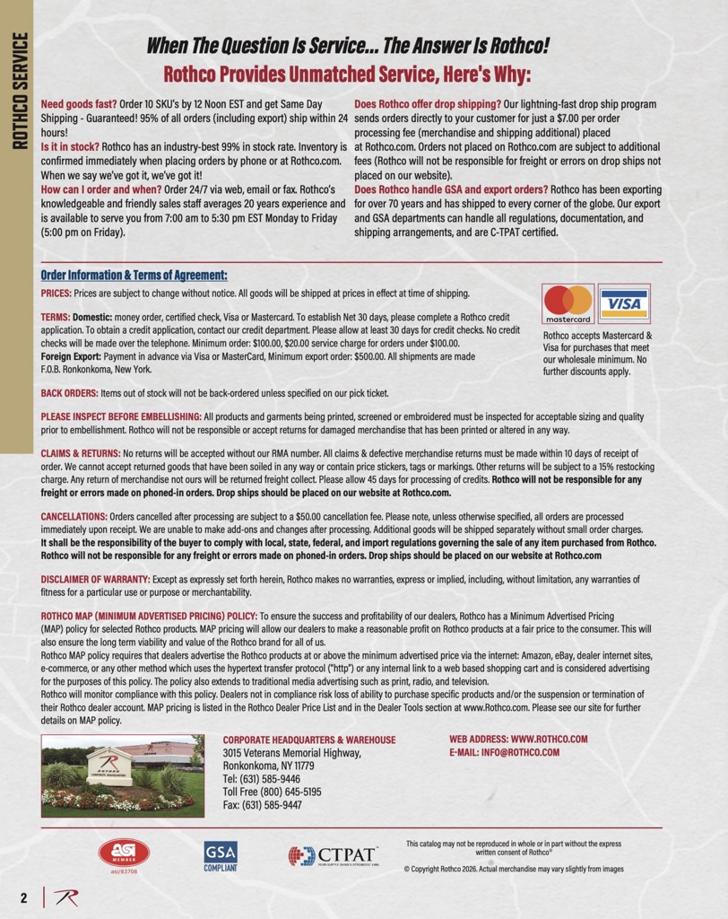 Rothco Catalog