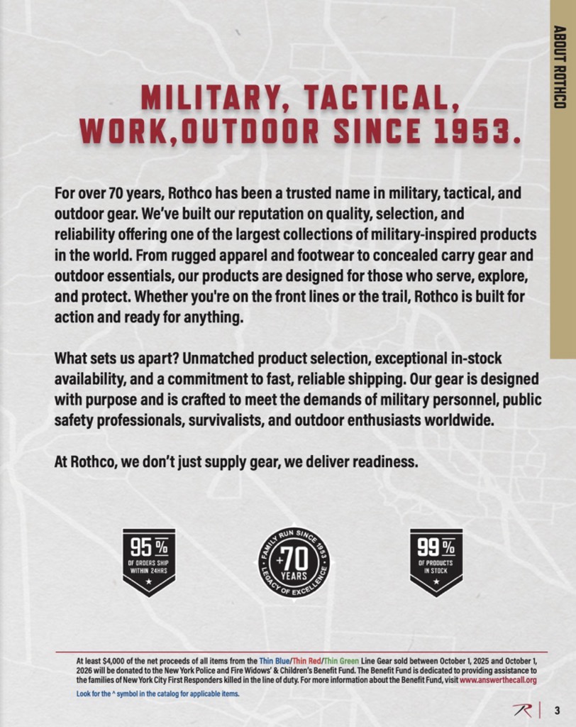 Rothco Catalog